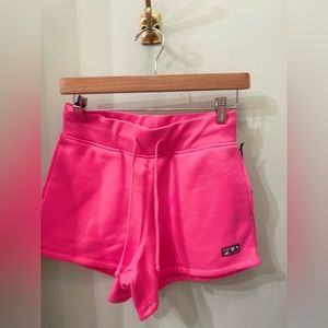 Fila Diara Sweatpant Shorts - Barbie Pink